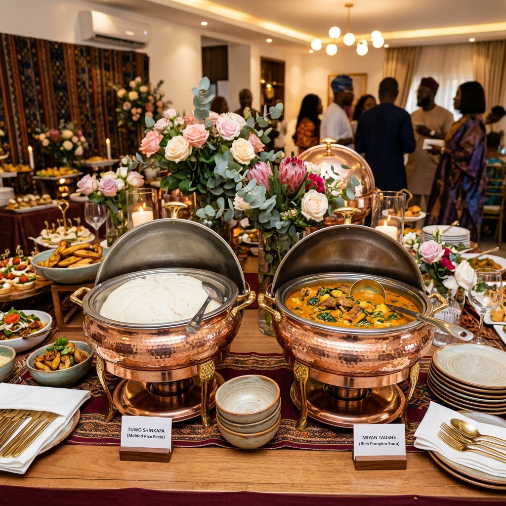 Catering station styling