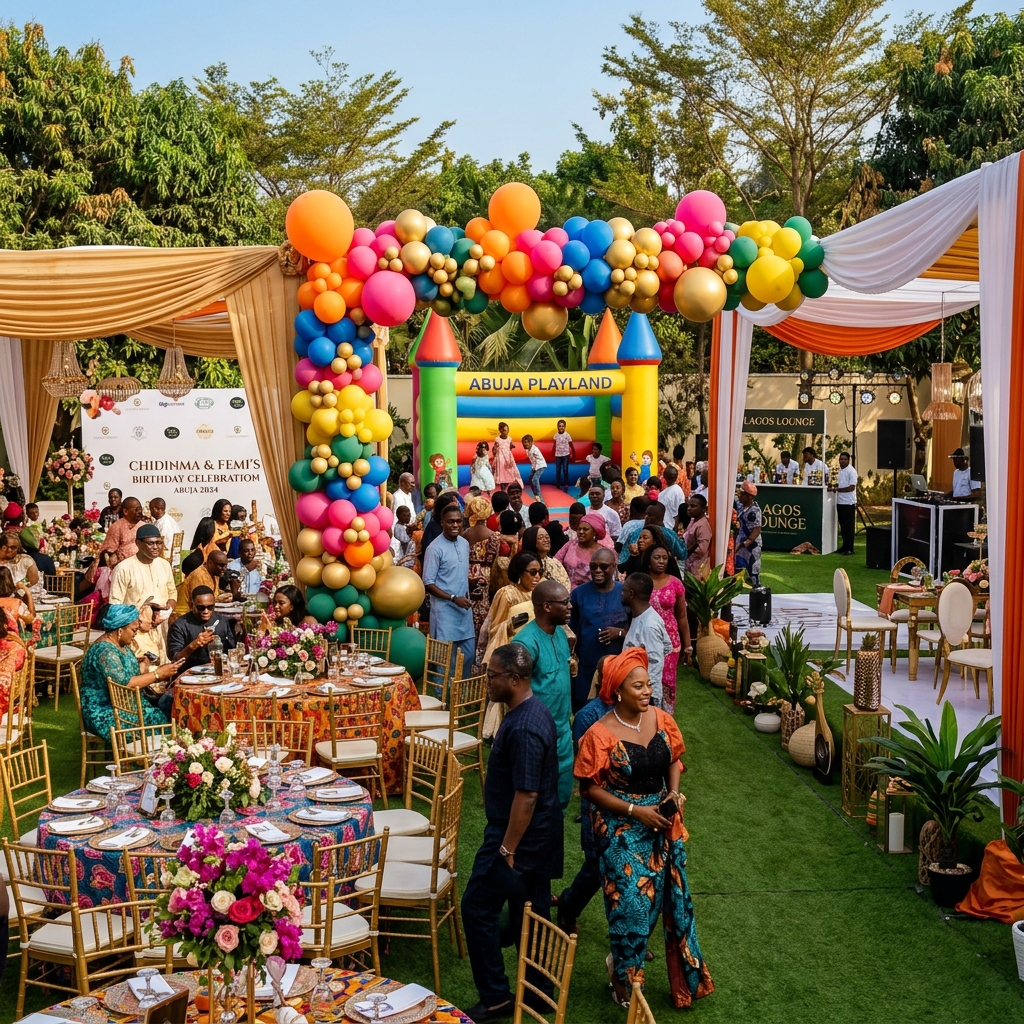 Luxury Decor, Bouncy Castles & Local Celebrations